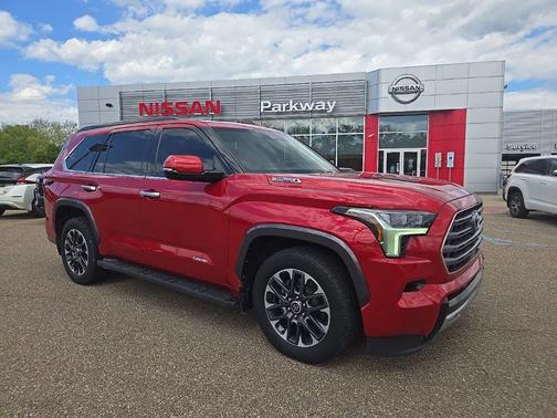 Supersonic Red 2023 Toyota Sequoia Limited