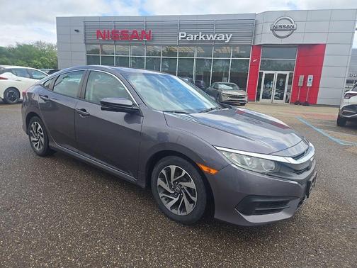 Modern Steel Metallic 2016 Honda Civic EX
