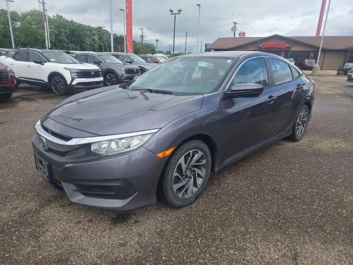 Modern Steel Metallic 2016 Honda Civic EX