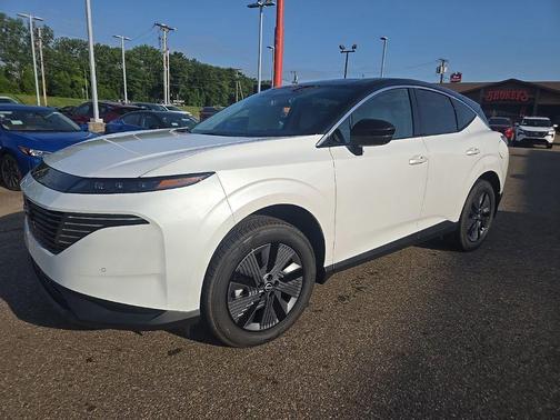 Everest White Pearl Tricoat/Super Black 2025 Nissan Murano SL