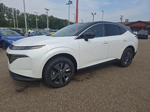 Everest White Pearl Tricoat/Super Black 2025 Nissan Murano SL