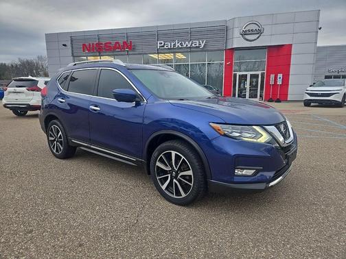 Caspian Blue 2017 Nissan Rogue SL
