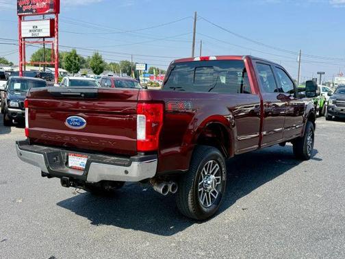Maroon 2017 Ford F-350 Lariat Super Duty