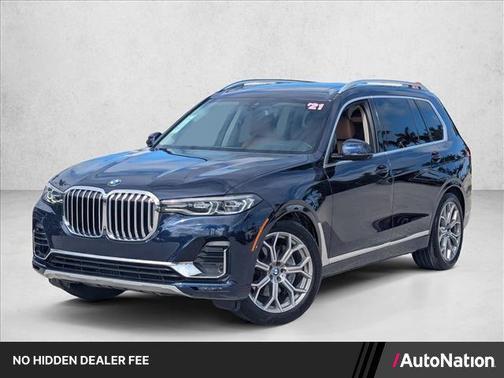 Tanzanite Blue II Metallic 2021 BMW X7 xDrive40i