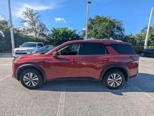 Scarlet Ember Tintcoat 2022 Nissan Pathfinder SL 4WD