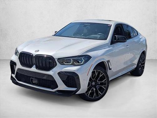 Mineral White Metallic 2023 BMW X6 M Sports Activity Coupe