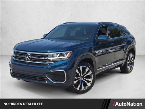 Tourmaline Blue Metallic 2023 Volkswagen Atlas Cross Sport 3.6L V6 SEL Premium R-Line