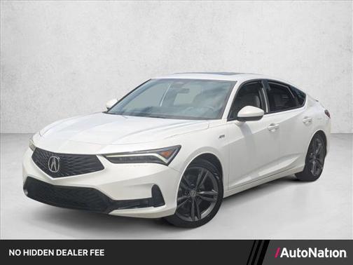 Platinum White Pearl 2025 Acura Integra A-SPEC