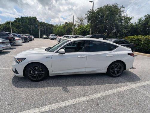 Platinum White Pearl 2025 Acura Integra A-SPEC