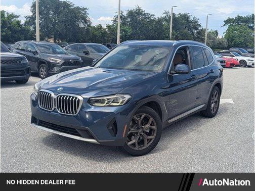 Phytonic Blue Metallic 2024 BMW X3 sDrive30i