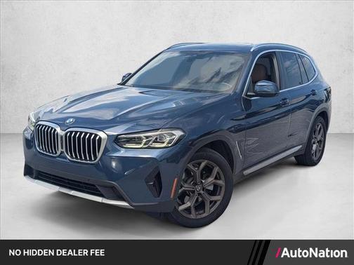 Phytonic Blue Metallic 2024 BMW X3 sDrive30i
