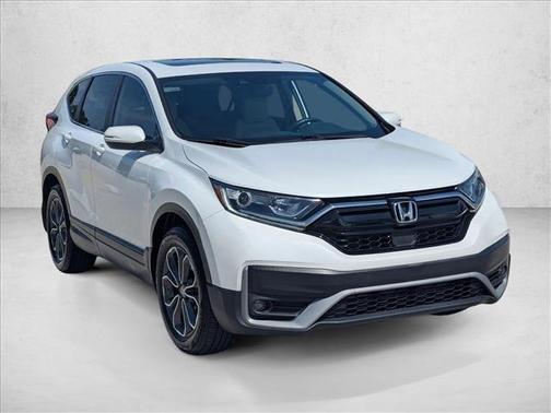 Platinum White Pearl 2021 Honda CR-V 2WD EX-L