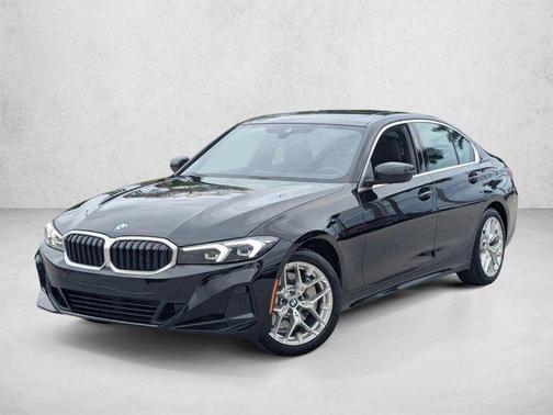 Jet Black 2025 BMW 330 330i Sedan