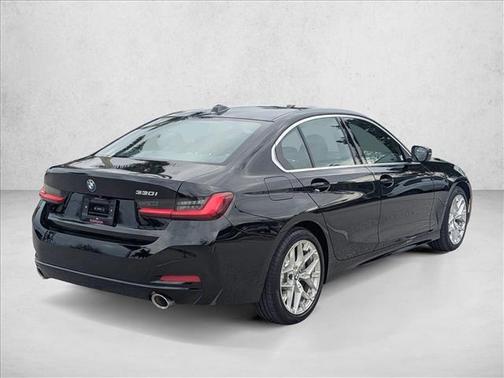 Jet Black 2025 BMW 330 330i Sedan