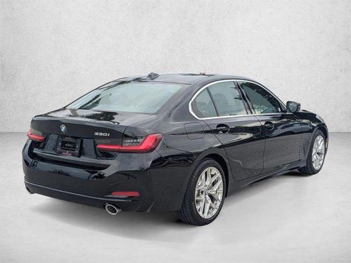 Jet Black 2025 BMW 330 330i Sedan