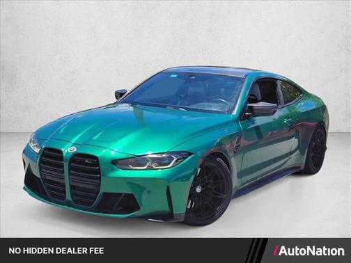 Isle of Man Green Metallic 2022 BMW M4 Competition