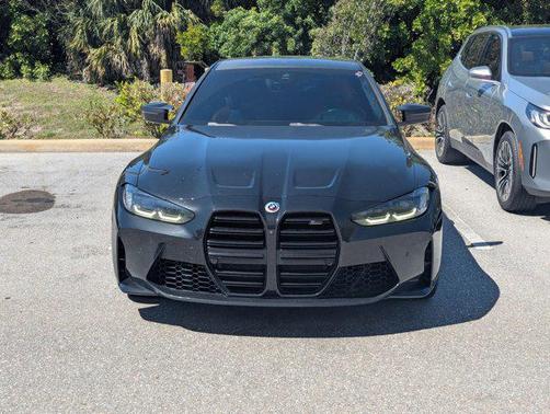 Black Sapphire Metallic 2022 BMW M4 Competition xDrive