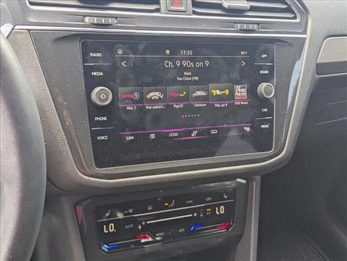 Platinum Gray Metallic 2023 Volkswagen Tiguan 2.0T SE R-Line Black