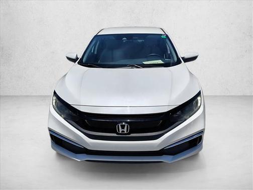 Platinum White Pearl 2019 Honda Civic LX