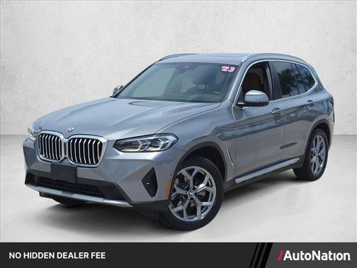 Skyscraper Gray Metallic 2023 BMW X3 xDrive30i