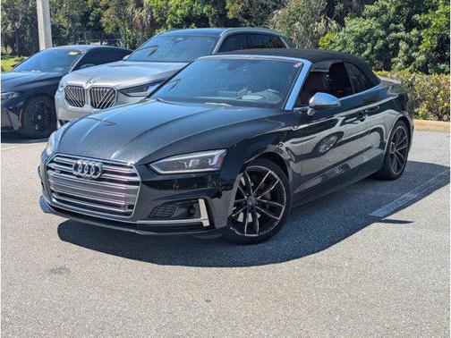 Mythos Black Metallic/Black Roof 2018 Audi S5 3.0T Prestige