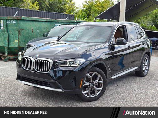 Jet Black 2023 BMW X3 sDrive30i