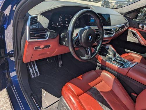 Marina Bay Blue Metallic 2022 BMW X6 M Sports Activity Coupe
