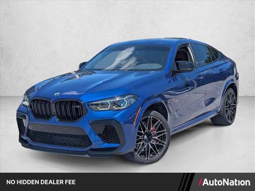 Marina Bay Blue Metallic 2022 BMW X6 M Sports Activity Coupe