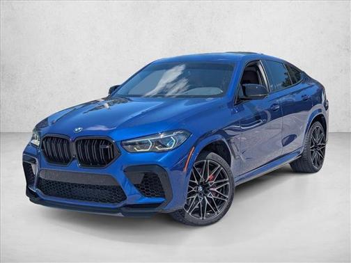 Marina Bay Blue Metallic 2022 BMW X6 M Sports Activity Coupe