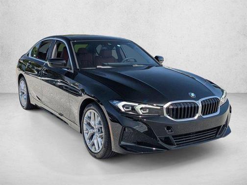 Jet Black 2025 BMW 330 330i Sedan