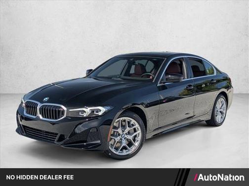 Jet Black 2025 BMW 330 330i Sedan