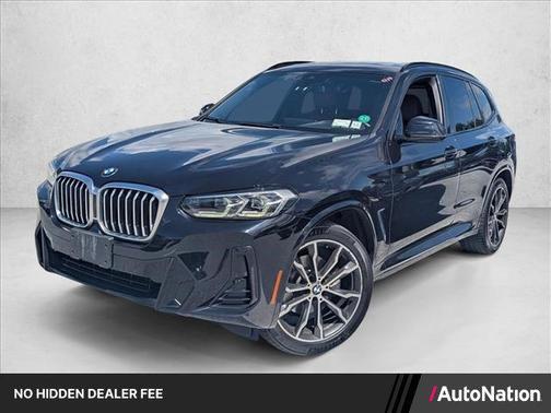 Carbon Black Metallic 2022 BMW X3 xDrive30i