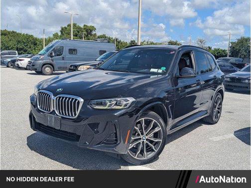 Carbon Black Metallic 2022 BMW X3 xDrive30i