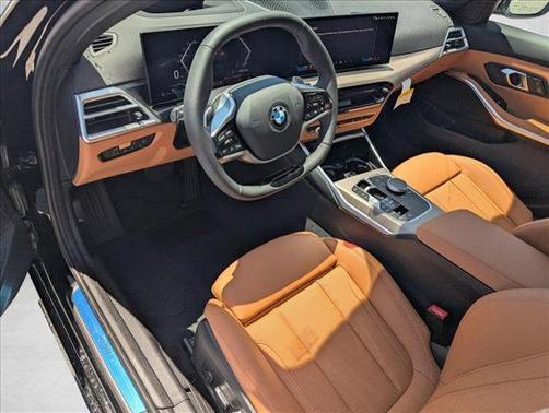 Jet Black 2025 BMW 330 330i Sedan