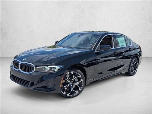 Jet Black 2025 BMW 330 330i Sedan