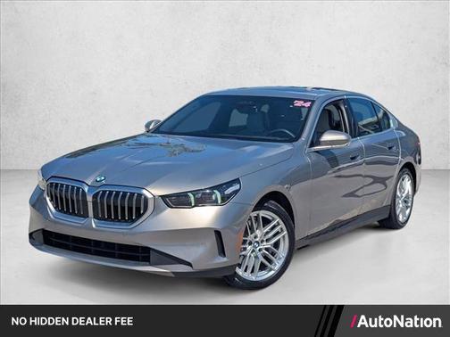 Oxide Grey Metallic 2024 BMW 530 xDrive