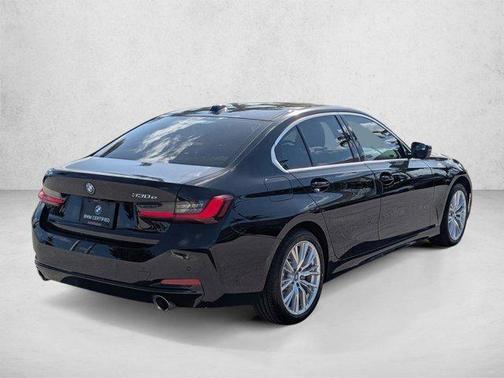 Jet Black 2024 BMW 330e 330e Sedan