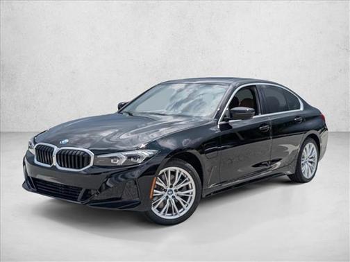 Jet Black 2024 BMW 330e 330e Sedan