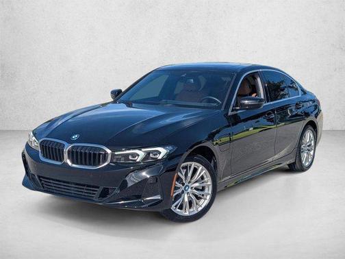 Jet Black 2024 BMW 330e 330e Sedan
