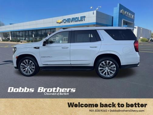 White Frost Tricoat 2022 GMC Yukon Denali