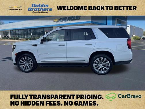 White Frost Tricoat 2022 GMC Yukon Denali