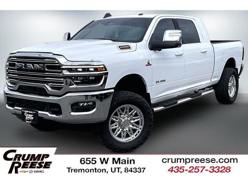 Bright White Clearcoat 2025 RAM 2500 Laramie Mega Cab 4x4 6'4' Box