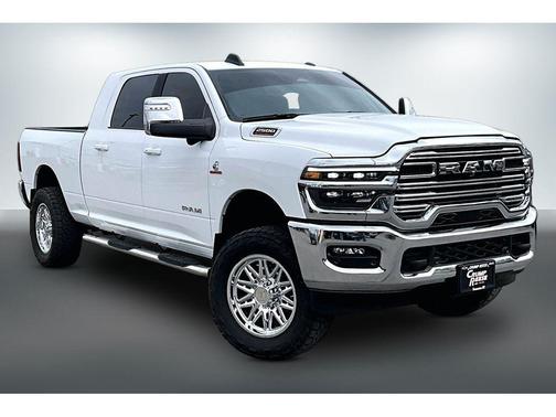 Bright White Clearcoat 2025 RAM 2500 Laramie Mega Cab 4x4 6'4' Box