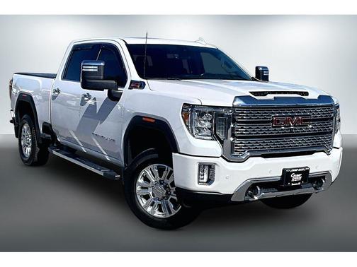 White Frost Tricoat 2020 GMC Sierra 3500 Denali