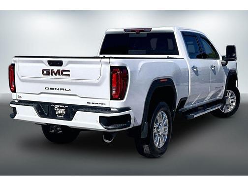 White Frost Tricoat 2020 GMC Sierra 3500 Denali