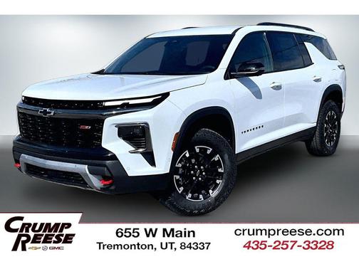 Polar White Tricoat 2026 Chevrolet Traverse AWD Z71