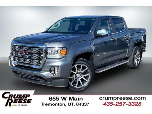 Satin Steel Metallic 2022 GMC Canyon Denali