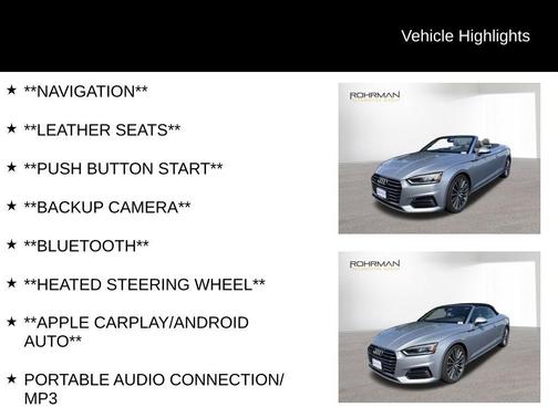 2018 Audi A5 2.0T Premium Plus