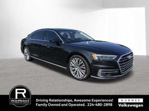 Gray Metallic 2019 Audi A8 L 55