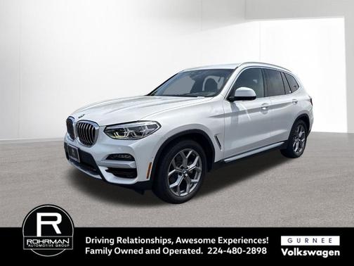 Mineral White Metallic 2021 BMW X3 xDrive30i